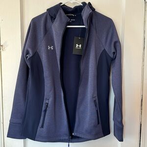 Purple Under Armour medium purple zip up hoodie. Brand new with tags